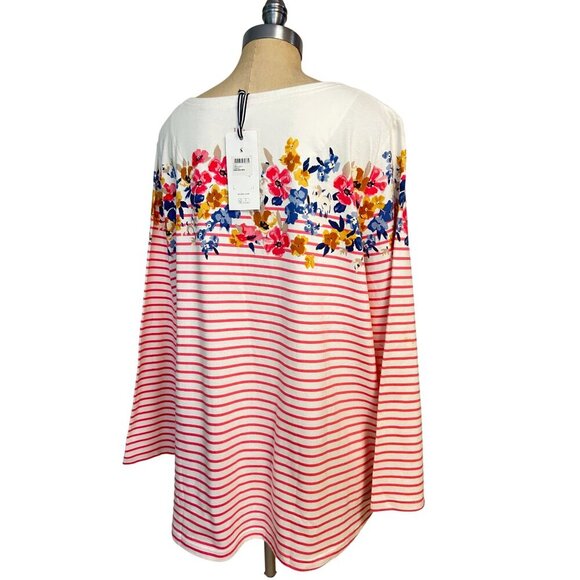 Joules Women's Harbour Print Long Sleeve Jersey Top Size US 22 Plus NWT - Picture 6 of 9